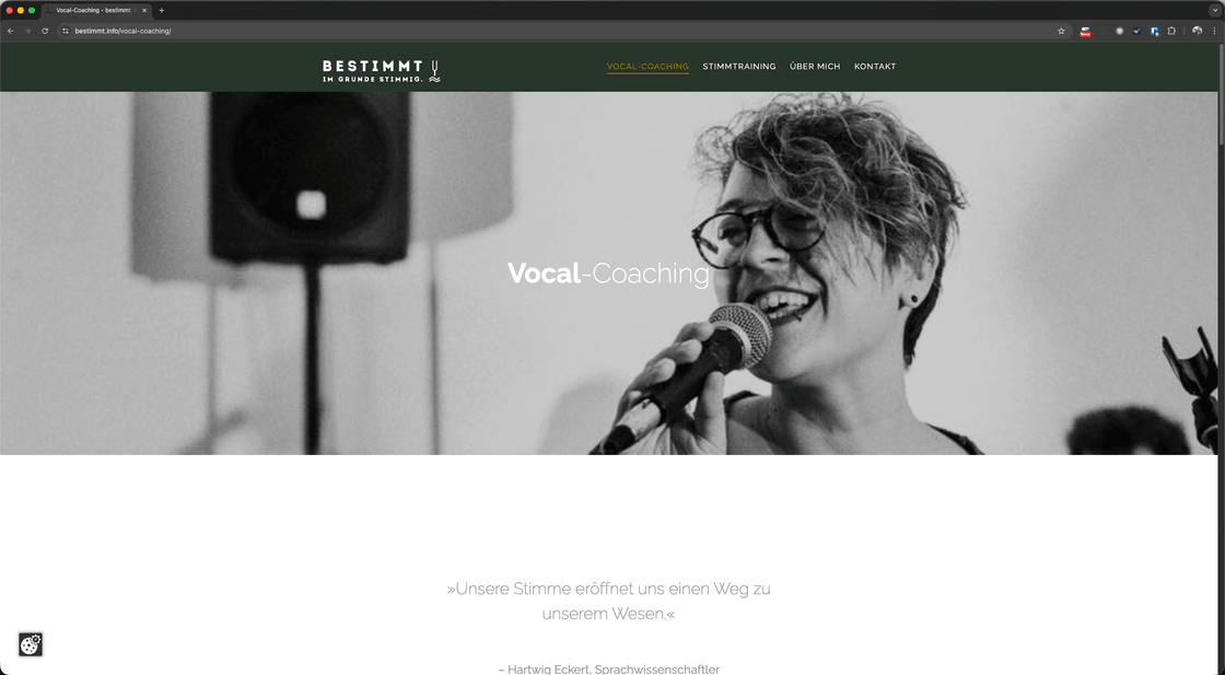 bestimmt.info Vocal-Coaching