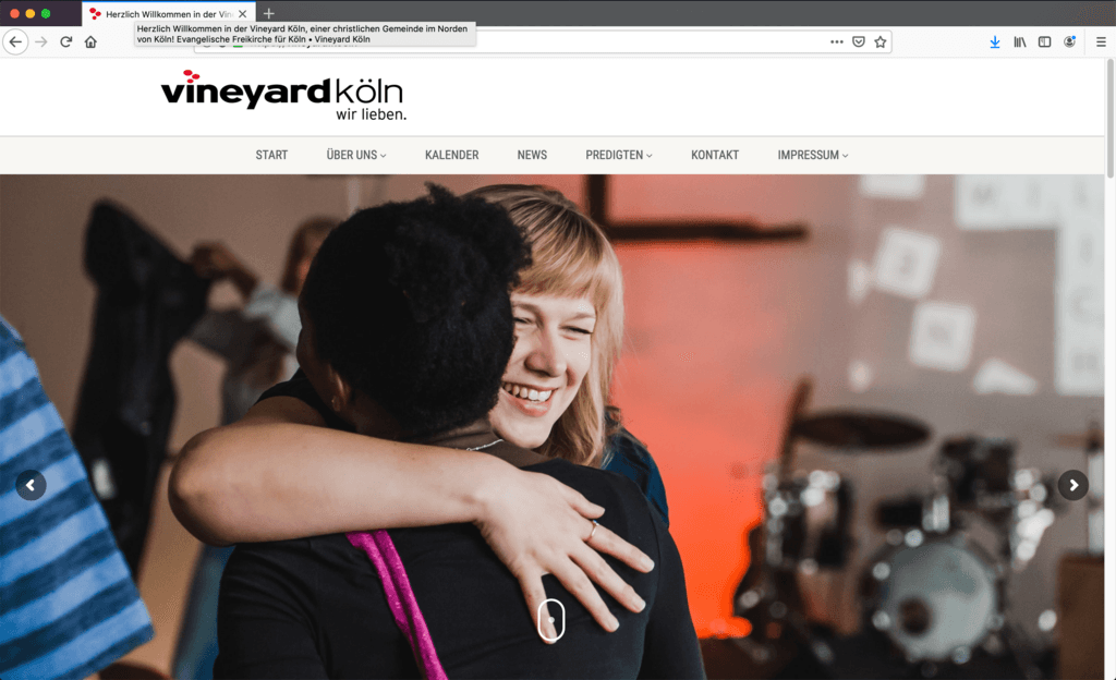 Vineyard Köln Website Begegnung
